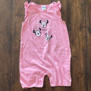 Disney Pink Minnie Mouse Infant Romper